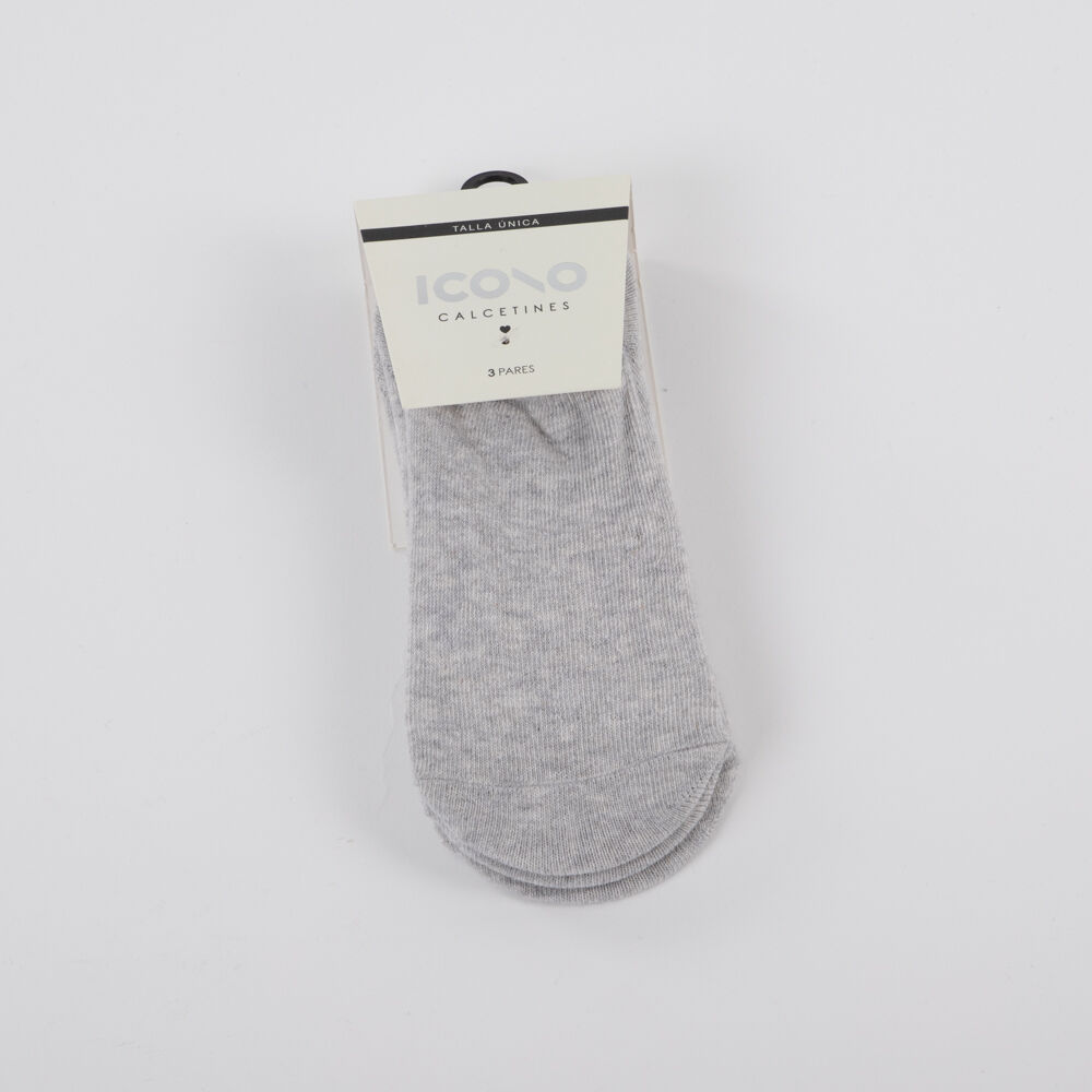 Pack 3 Calcetines Invisible Icono