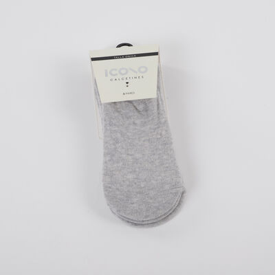 Pack 3 Calcetines Invisible Icono