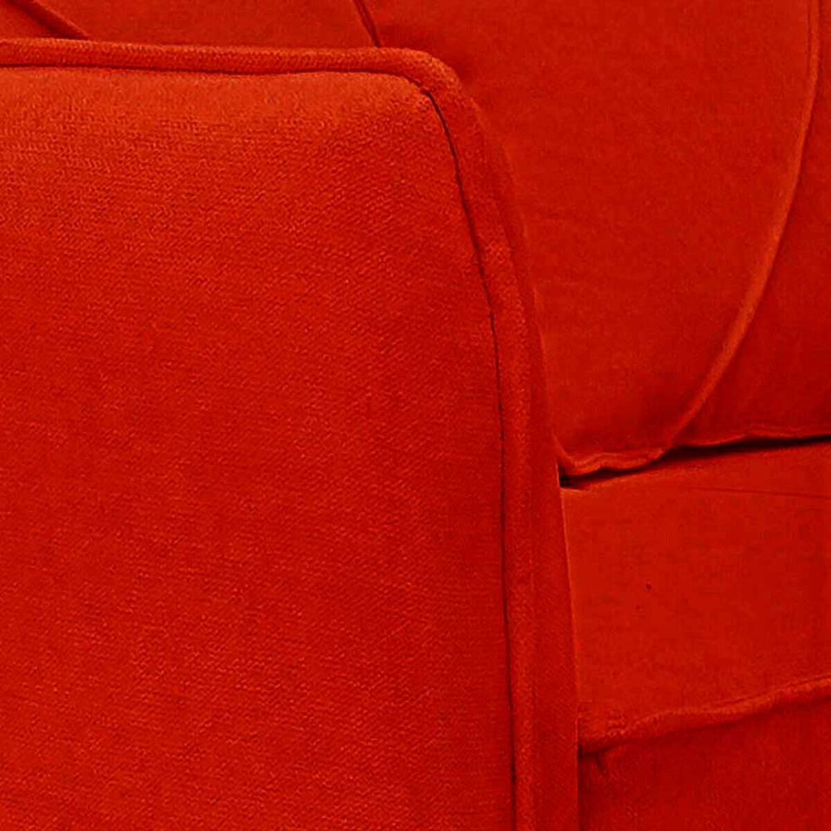 Sof&aacute; Elegant Detail Atlanta 2 Cuerpos Tela Rojo