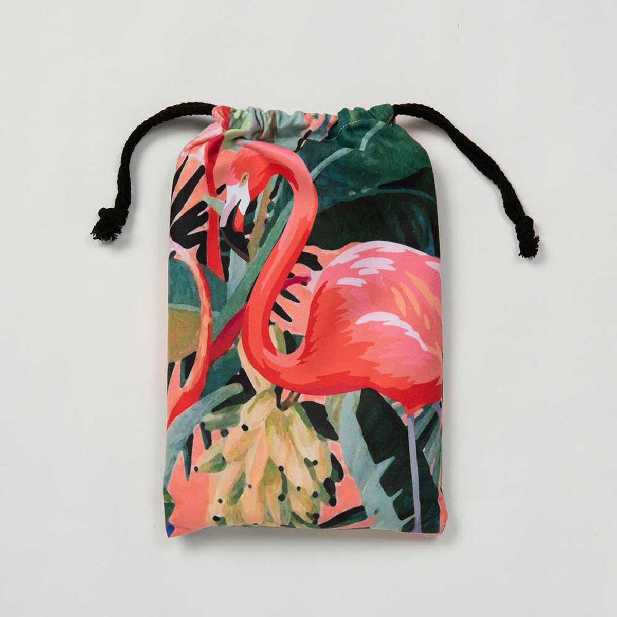 Toalla de Playa con Bolso SoHome Flaming 90 x 180 cm Coral