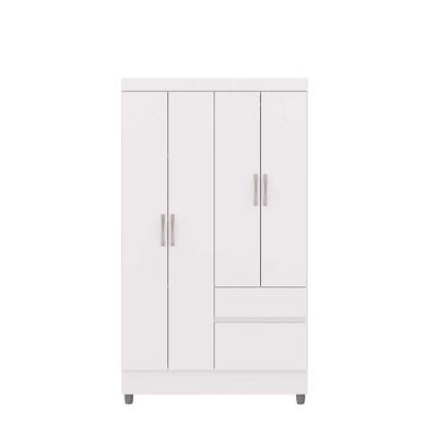 Imagen 1 del producto Closet Vekkahome Americano 4 Puertas 2 Cajones Blanca