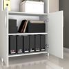 Librero Home Mobili Hilton 2 Puertas Blanco