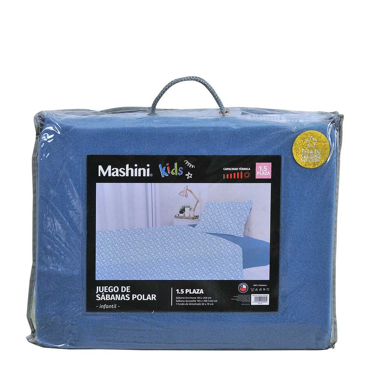 Juego de Sábanas Polar Mashini 1,5 Plazas Aire