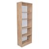 Estante TuHome Home E3 Macadamia Cart&oacute;n Blanco