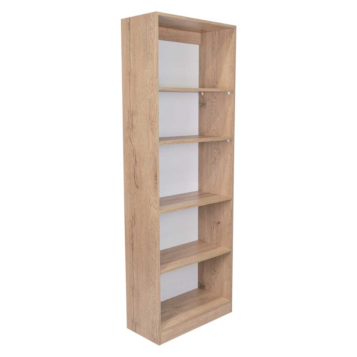 Estante TuHome Home E3 Macadamia Cart&oacute;n Blanco