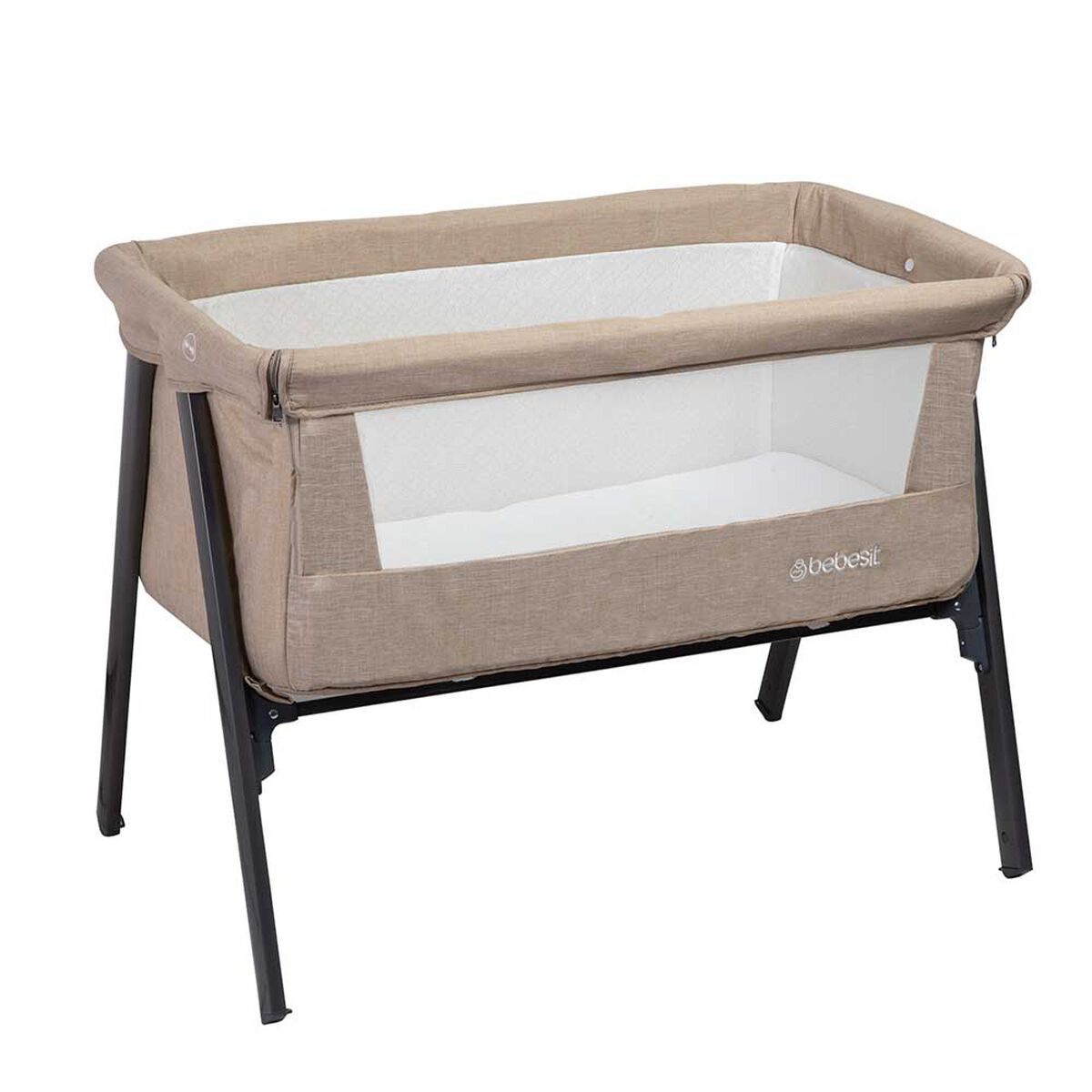 Cuna Colecho Bebe Easy con Bolso Beige Bebesit