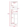 Combo Bar Alto + Mesa Centro TuHome Marsella Gales Duna
