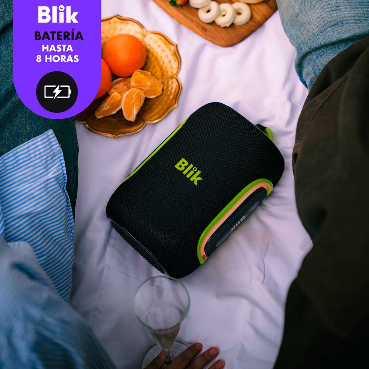Parlante Bluetooth Blik Hype-U3 Negro