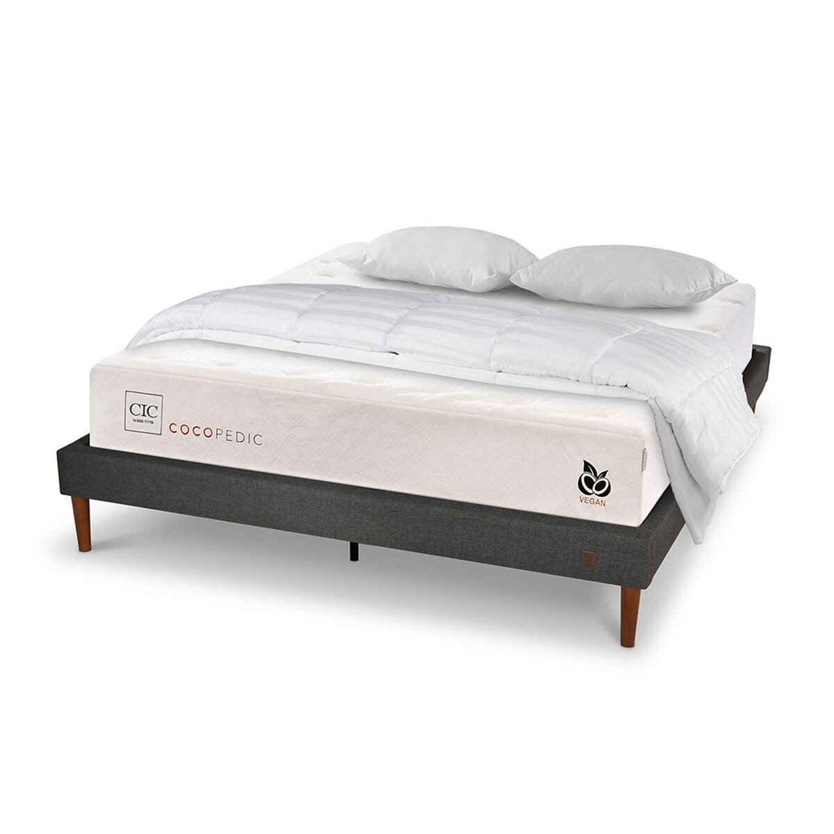 Cama Europea CIC Base Normal 2 Plazas Cocopedic