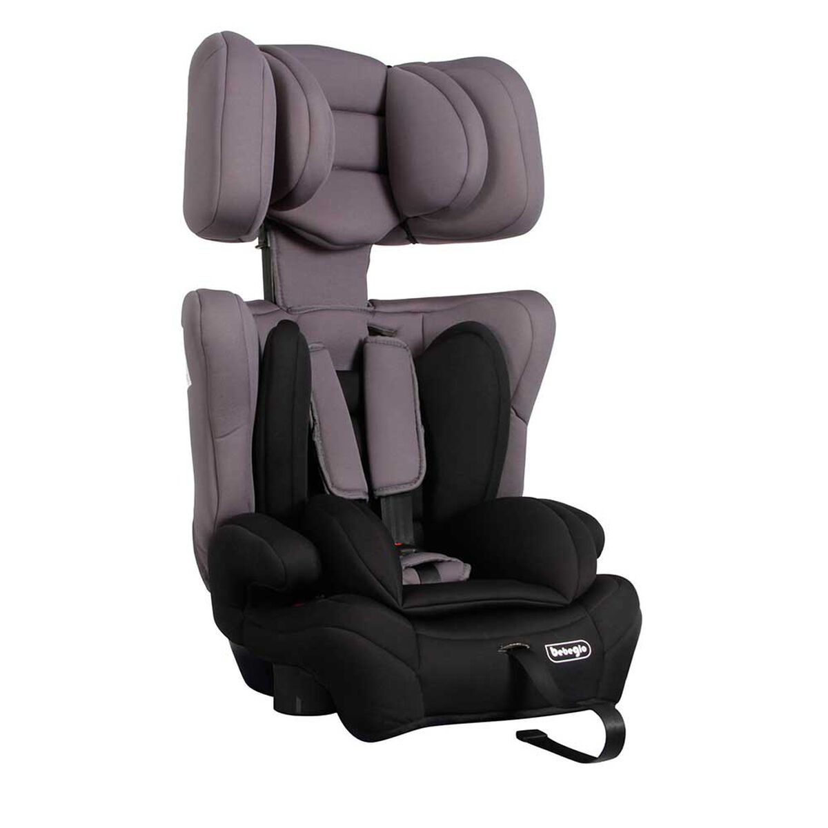 Silla Auto Butaca Alzador 9 a 36 kls Gris Bebeglo
