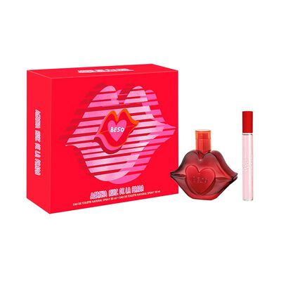 Imagen 1 del producto Set Perfume Agatha Ruiz de la Prada Mujer Beso Eau de Toilette 50 ml + De beso en beso Eau de Toilette 10 ml