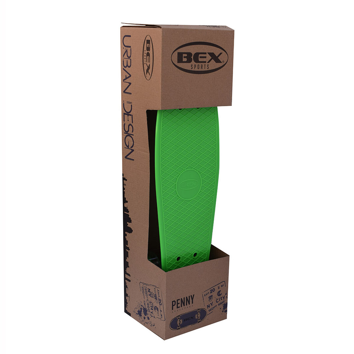 Tabla de Skate Penny Verde Bex
