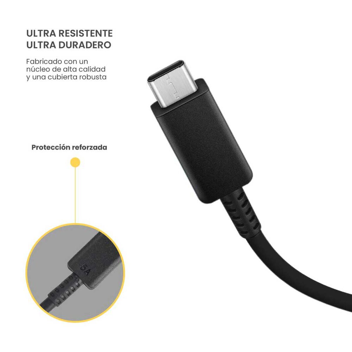 Cable de Carga Levo USB-C 100W 5A 1M