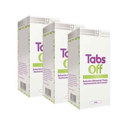 Imagen 2 del producto Tabs Off 3 Estuches Con Un Frasco De 15 Ml cada uno