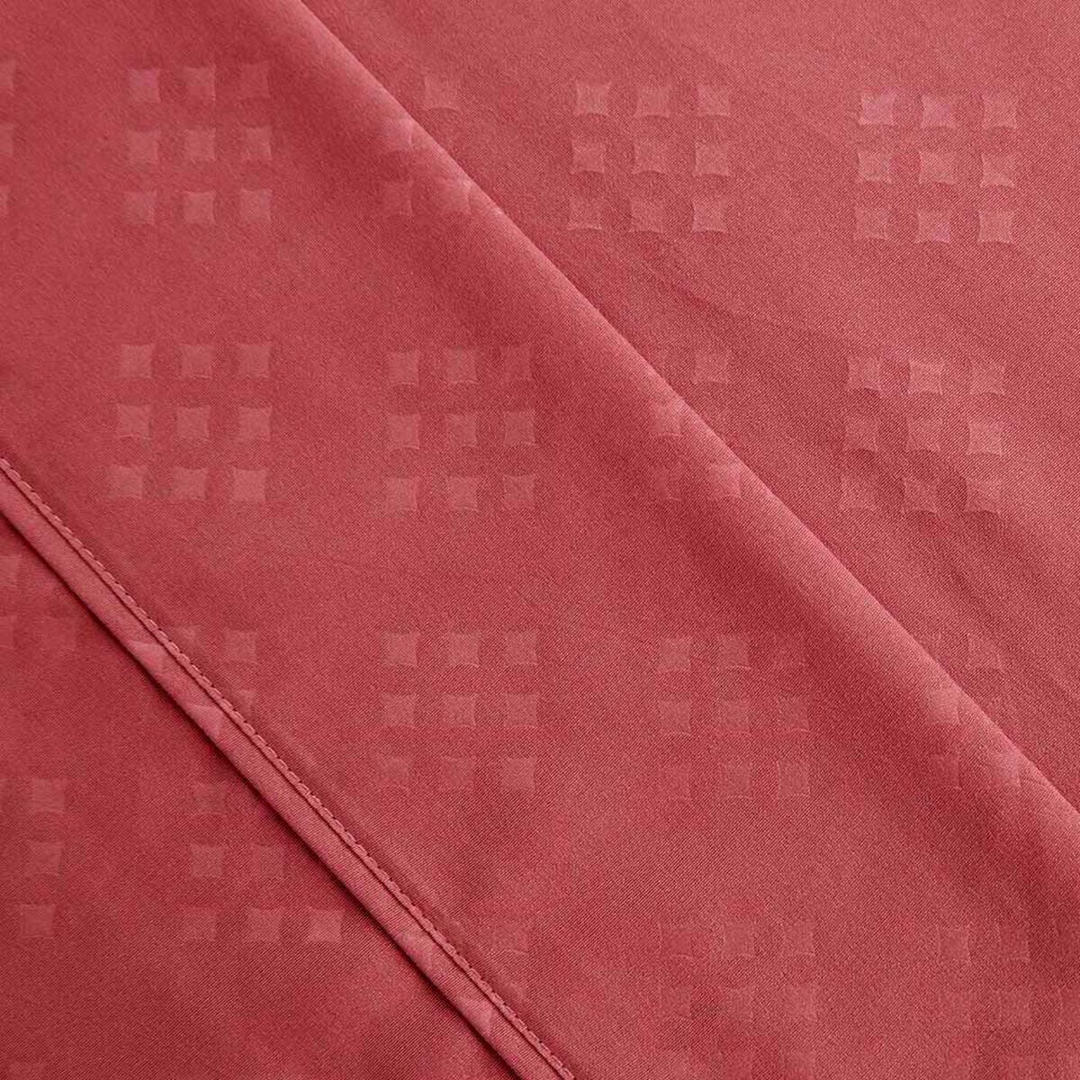 Juego de S&aacute;banas Plumetti 1,5 Plazas Mimosa Rojo