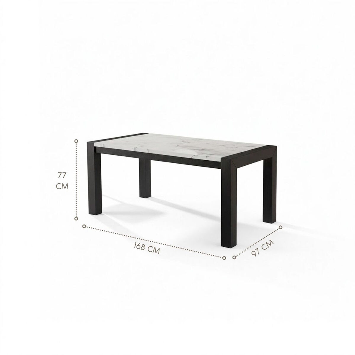 Juego de Comedor Daniels 4 Sillas Belice Blanco