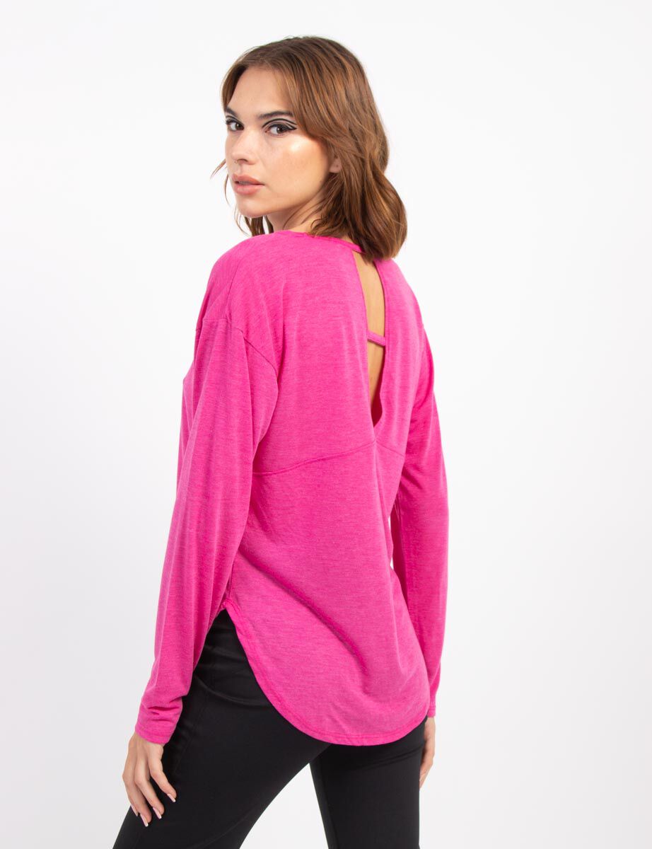Polera Deportiva Manga Larga Mujer Lotto
