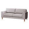 Sofá Latam Home Milan 3 Cuerpos Gris Claro