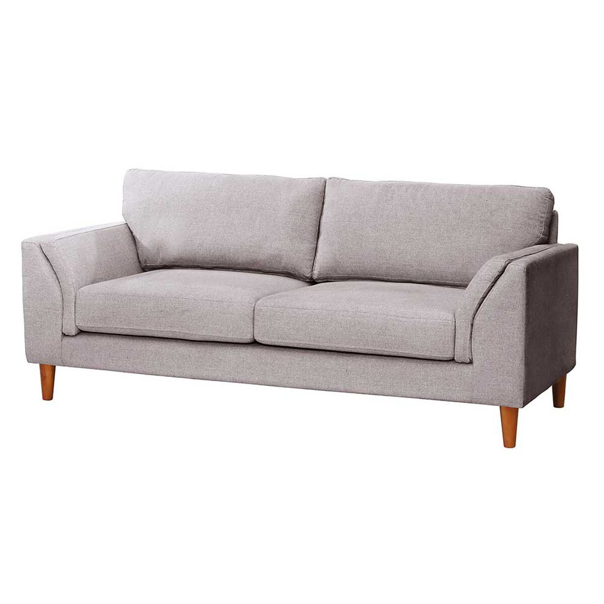 Sofá Latam Home Milan 3 Cuerpos Gris Claro