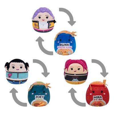 Peluche Reversible Squishmallows KPop Demon Hunters 20 cm Diseños Surtidos