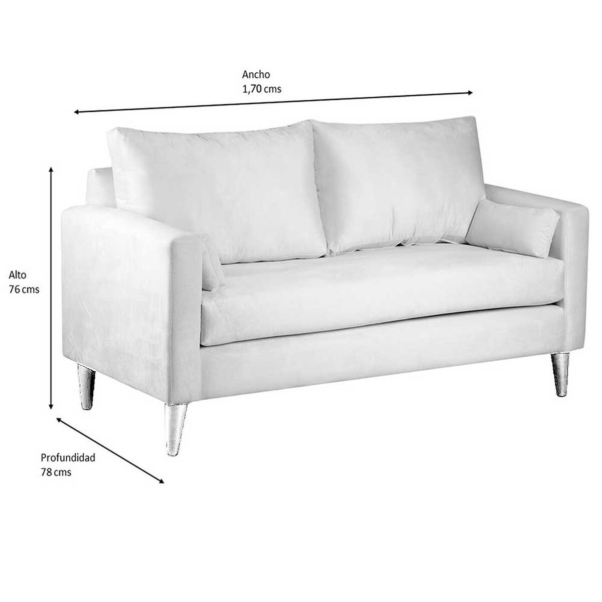 Sof&aacute; Bodevir Sky Felpa 12 3 Cuerpos Beige&nbsp;