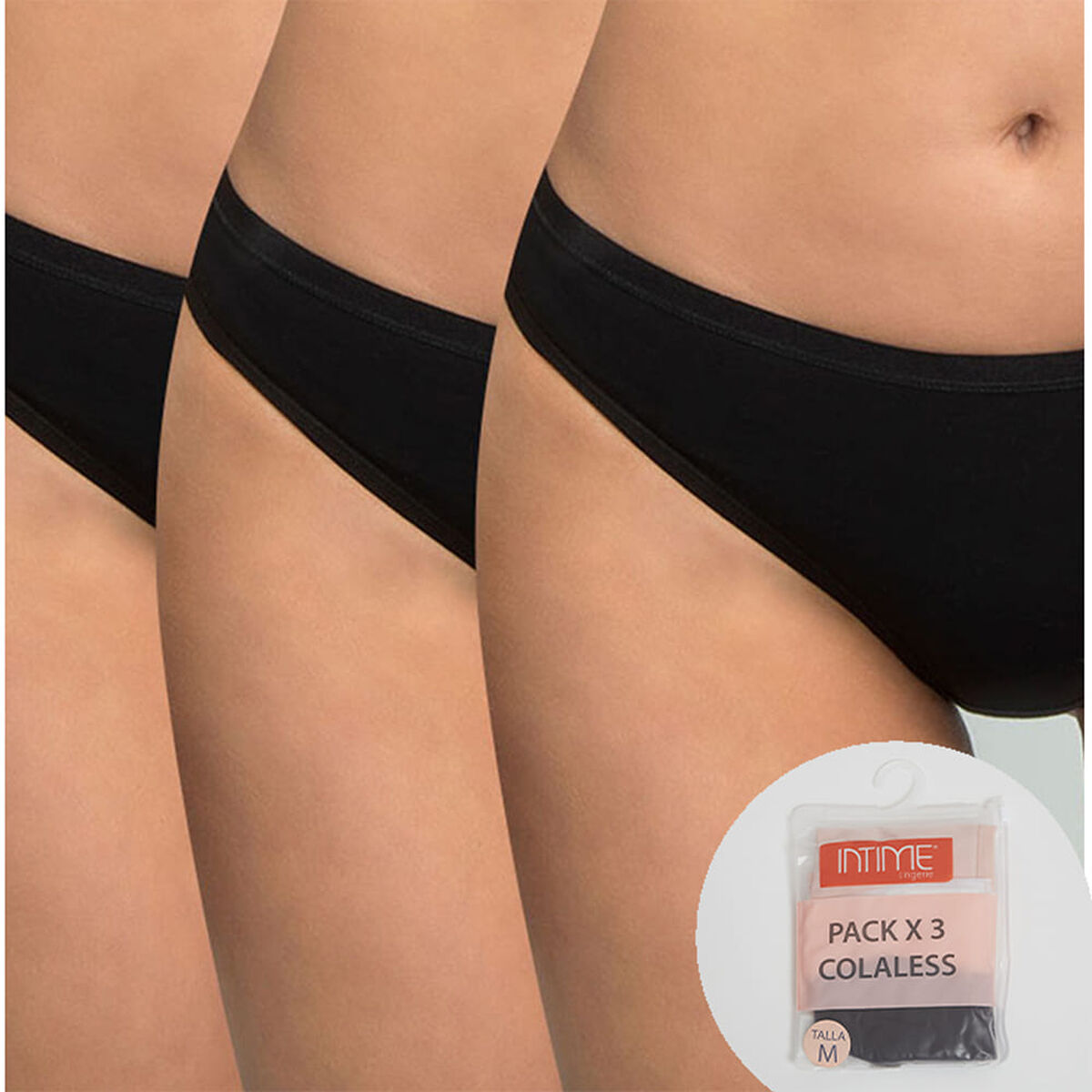 Pack 3 Calzones Colaless Mujer Intime