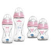 Set de Lactancia con Mamaderas Starter Rosado Nuvita