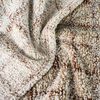 Frazada American Family Sherpa 2 Plazas Cuadros Beige