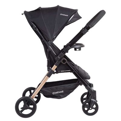 Imagen 2 del producto Coche Paseo Bebe City Compacto Liviano Negro Bebesit
