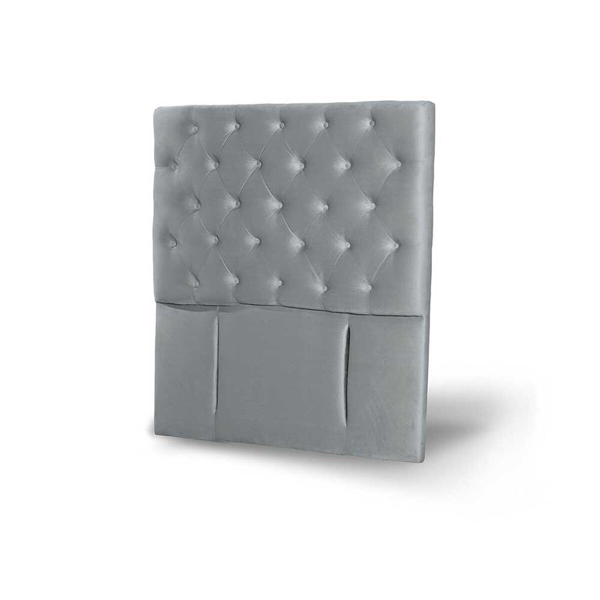 Respaldo Latam Home 1,5 Plazas Florencia Tela Velvet Gris