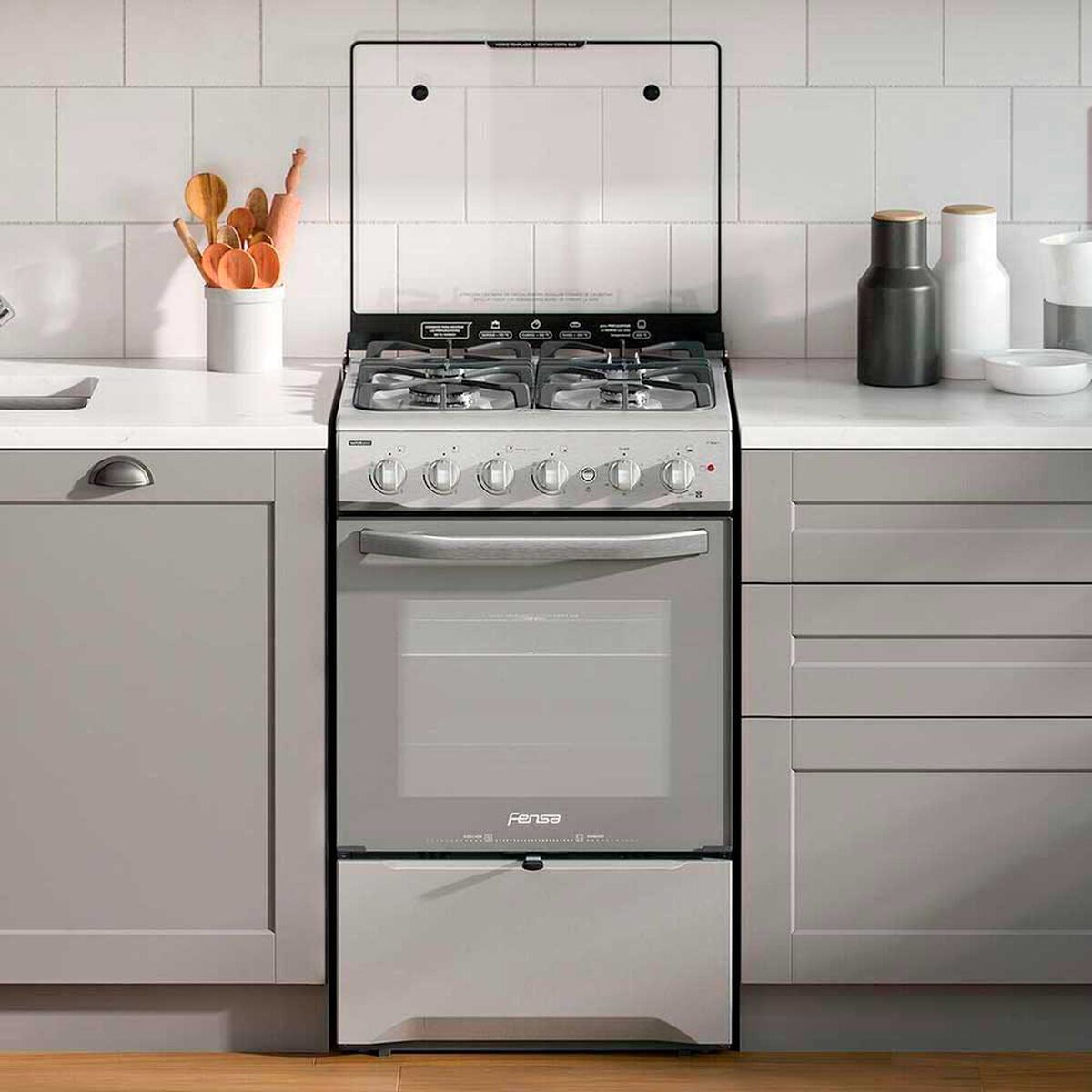 Cocina a Gas Fensa F 2808 T 4 Quemadores