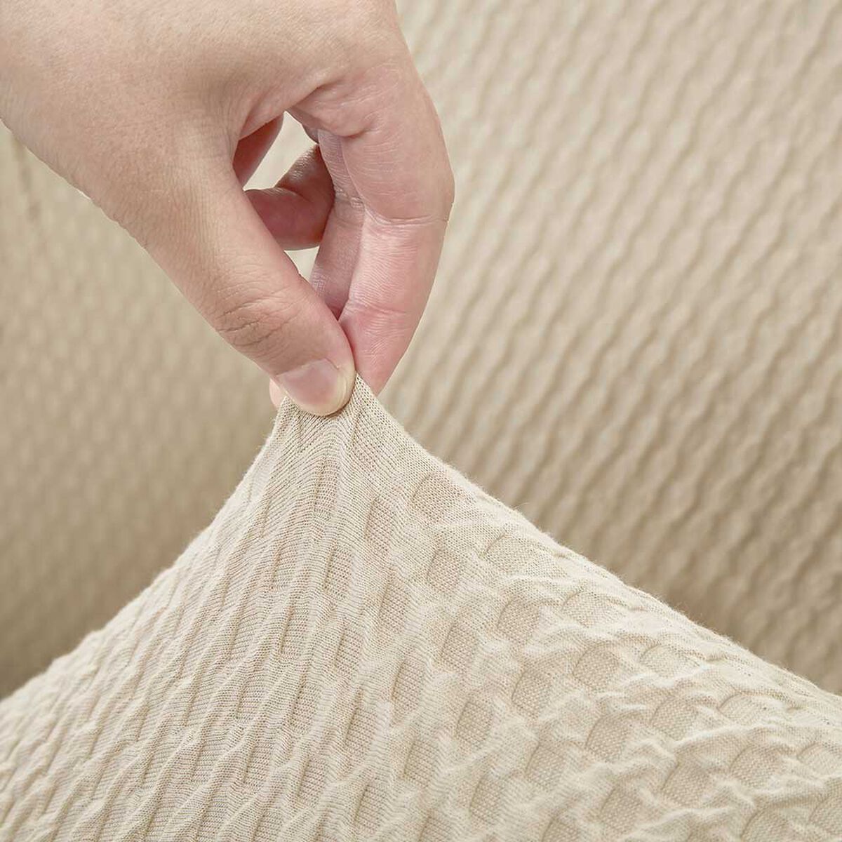 Funda para Sillón Modalfo Impermeable Crema 1 Cuerpo