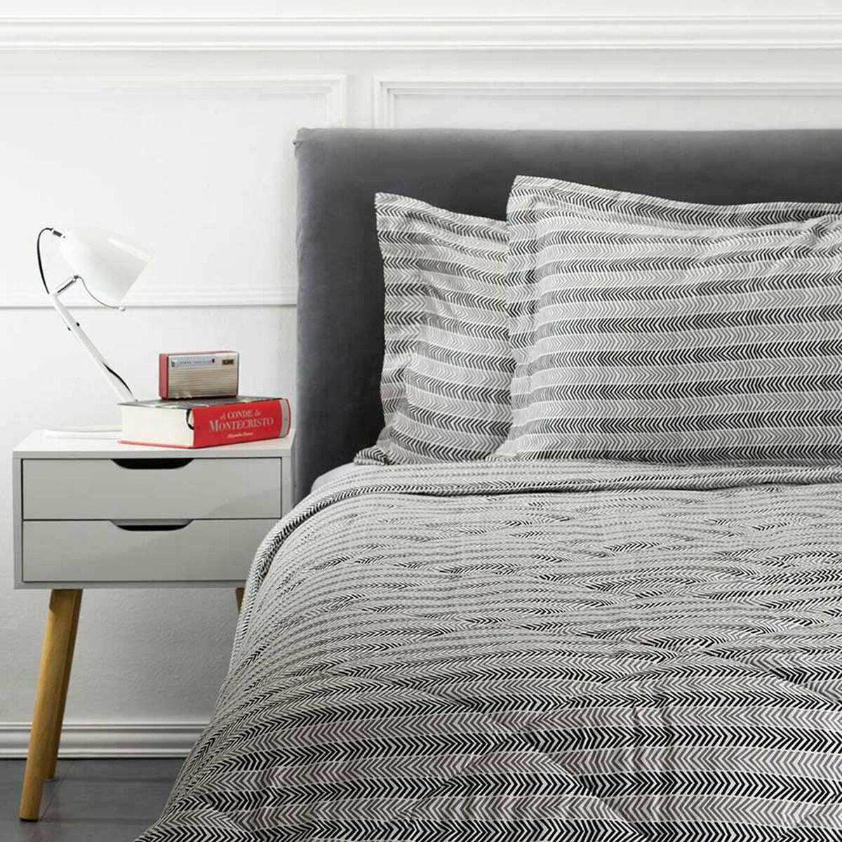 Plum&oacute;n Estampado Casanova 1,5 Plazas Arrow