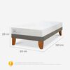 Cama Europea CIC 1 Plaza Smart Lite