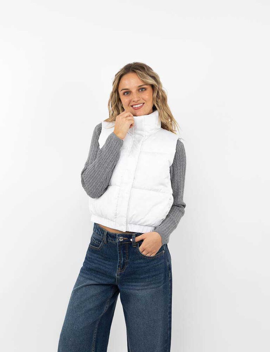 Parka Puffa Sin Mangas Mujer Icono