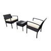 Set Terraza Di Poretti Design Livorno 2 Personas Negro