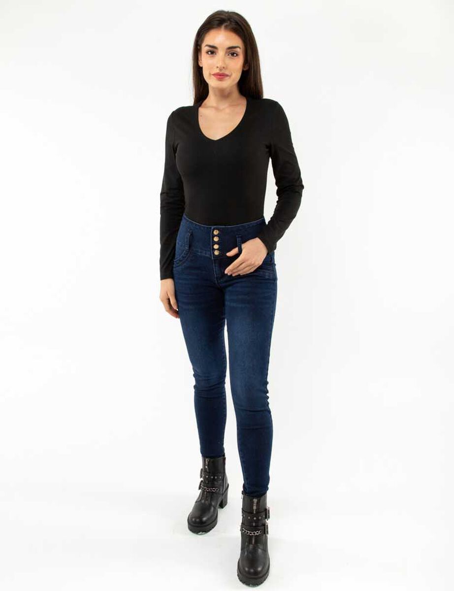 Jeans Skinny Push Up Mujer Fiorucci