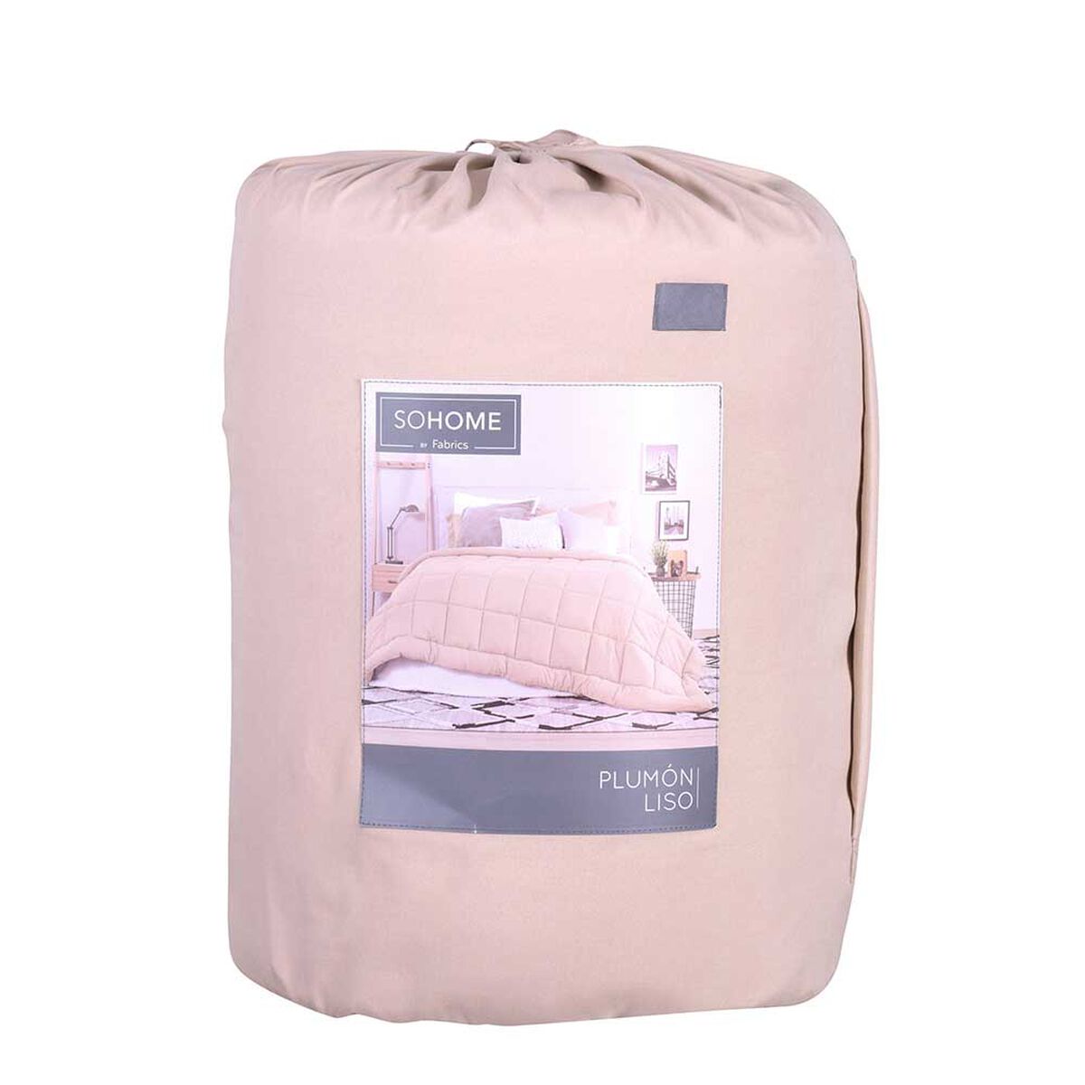 Plumón SoHome 1,5 Plazas Liso Rosado