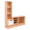 Centro de Entretenimiento TuHome Blake Hasta 55" Duna Blanco