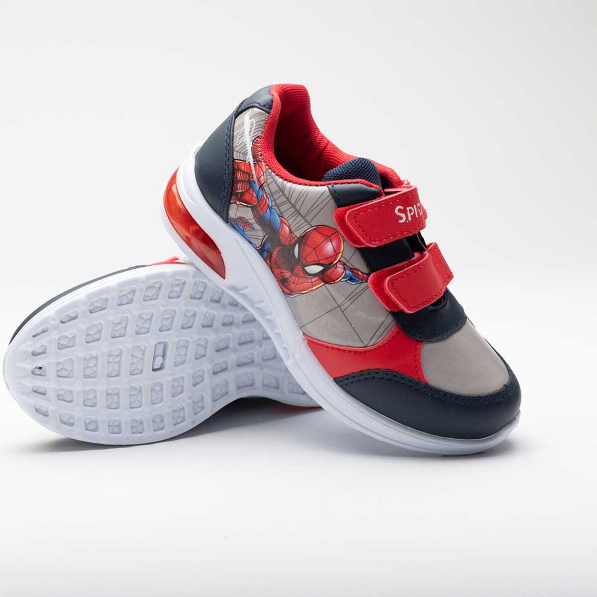 Zapatilla con Luces Niño Spiderman