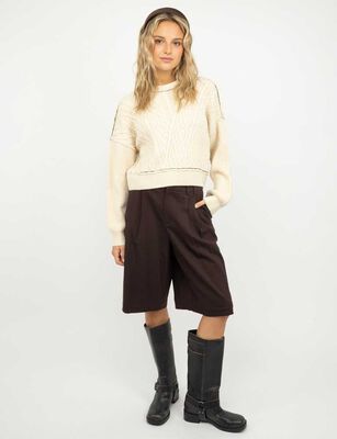 Imagen 2 del producto Sweater Mujer Icono Crudo