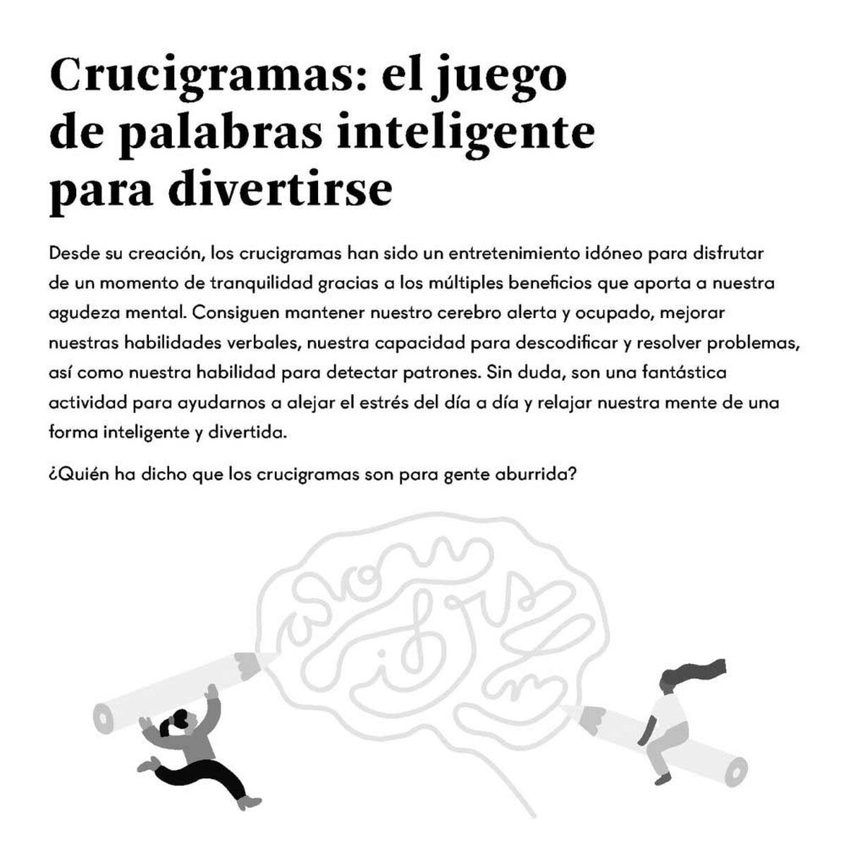 Libro Crucigramas. El Juego de Palabras Inteligentes para Divertirse Anders Producciones Editorial Alma