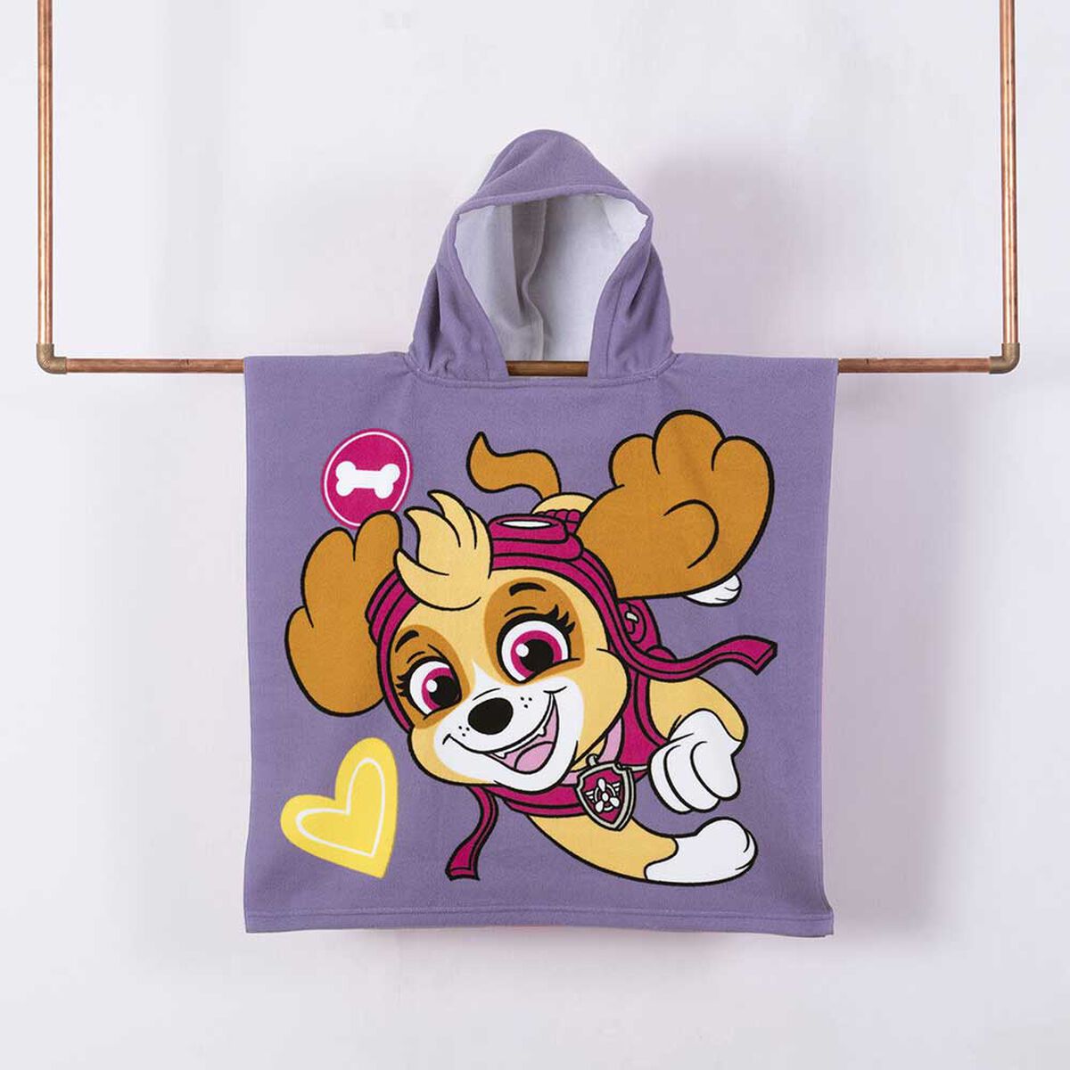 Toalla de Playa Infantil con Capucha Paw Patrol Pals 60 x 120 cm
