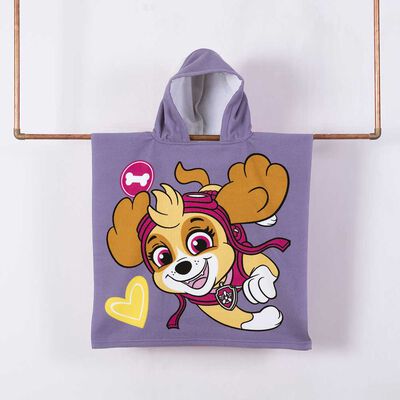 Toalla de Playa Infantil con Capucha Paw Patrol Pals 60 x 120 cm