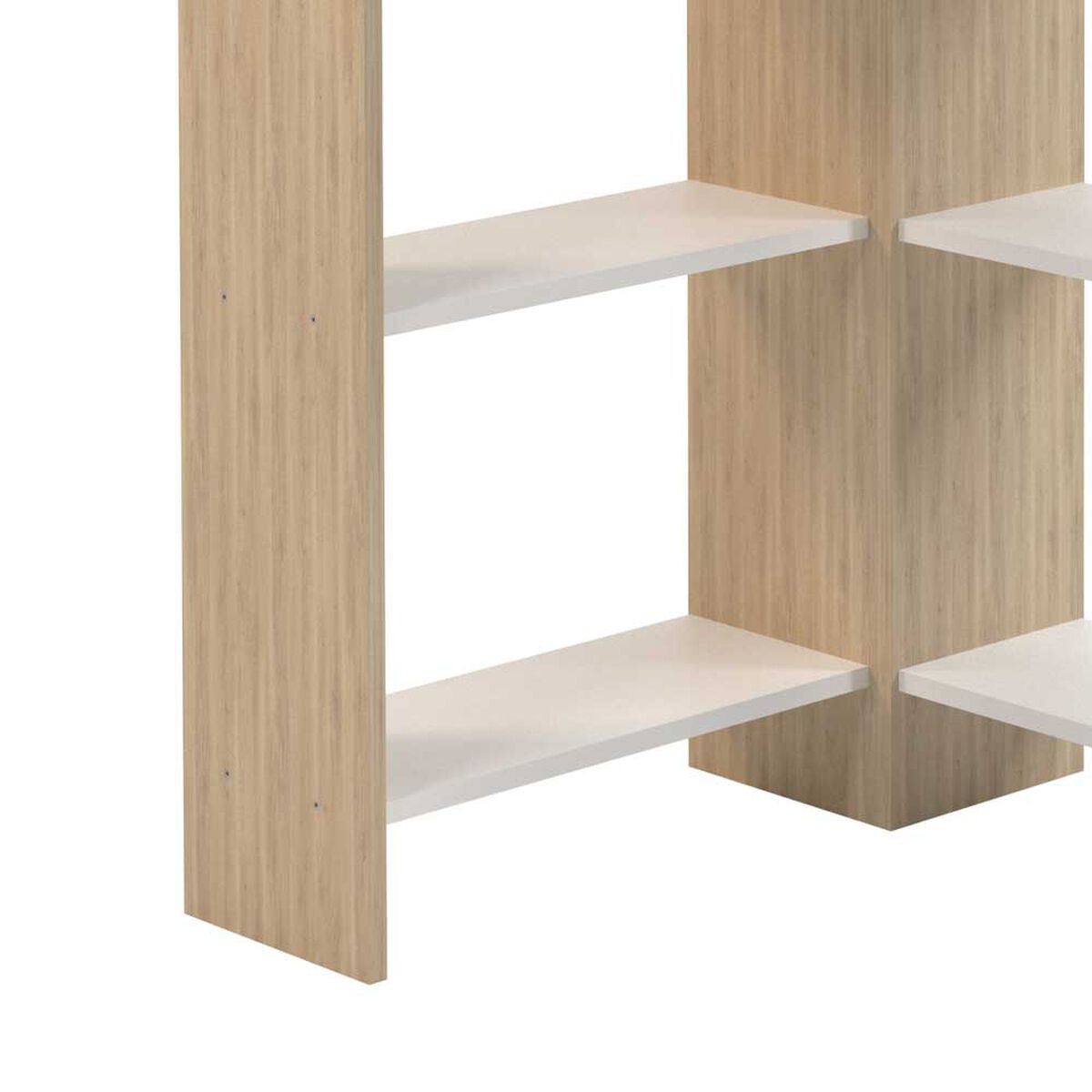 Escritorio Esquinero Silcosil Madrid Blanco Madera