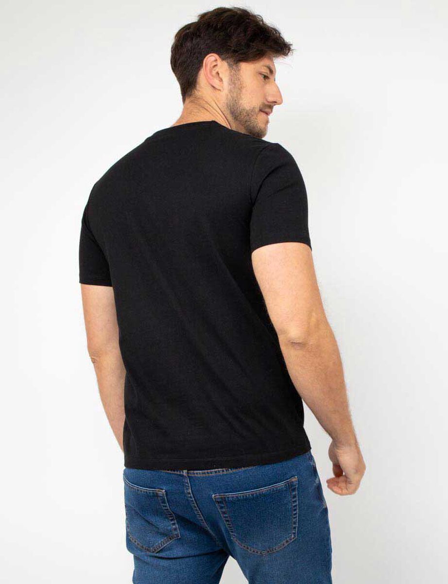 Polera Con Estampado Manga Corta Hombre Zibel