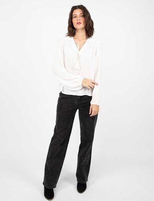 Imagen 2 del producto Blusa Manga Larga Mujer Alma Blanco, Negro, Oliva