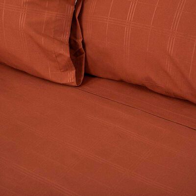 Imagen 1 del producto Juego de Sábanas Doral 2 Plazas Embossed Terracota
