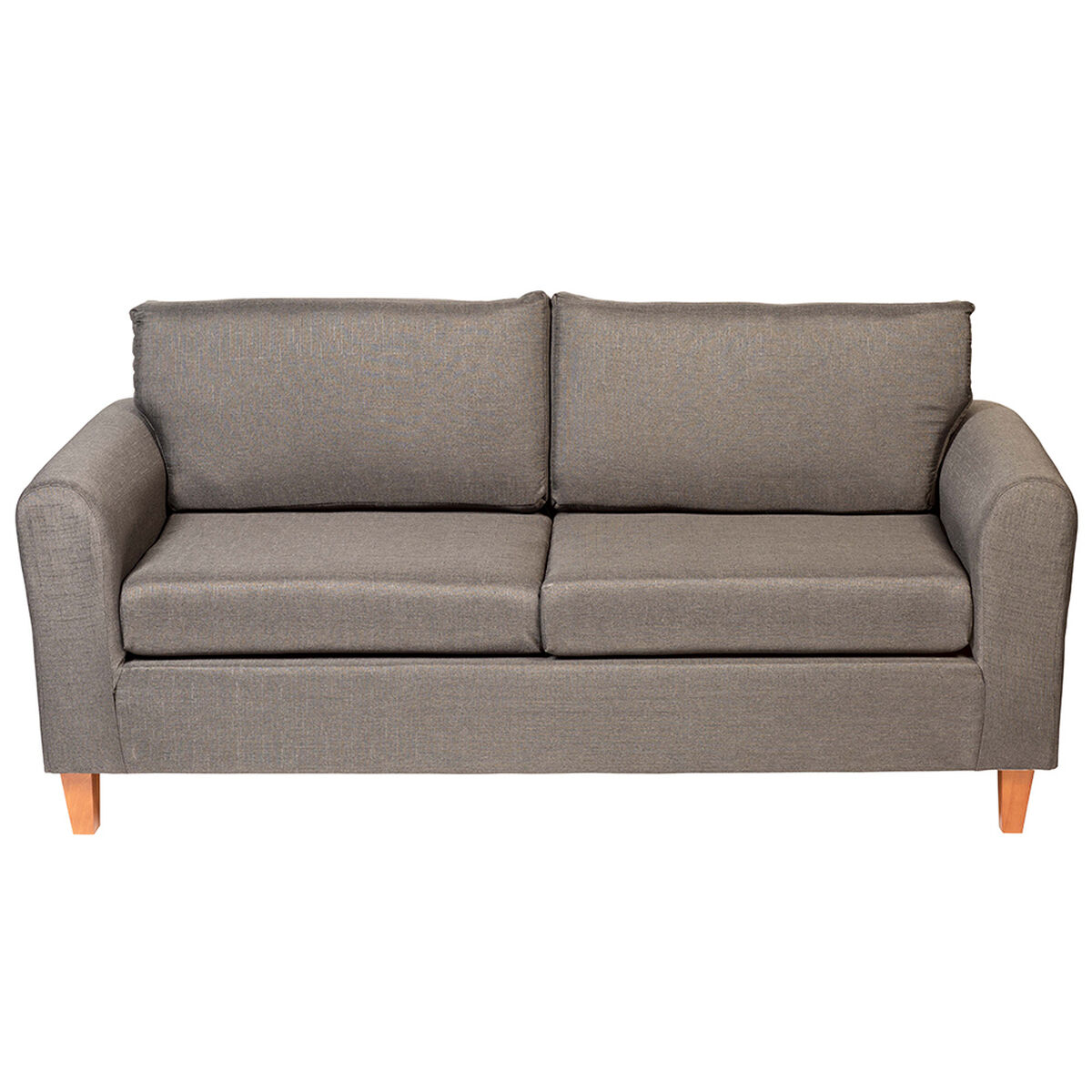 Juego de Living Delfos Sofá 3 Cuerpos + Sofá 2 Cuerpos Grafito