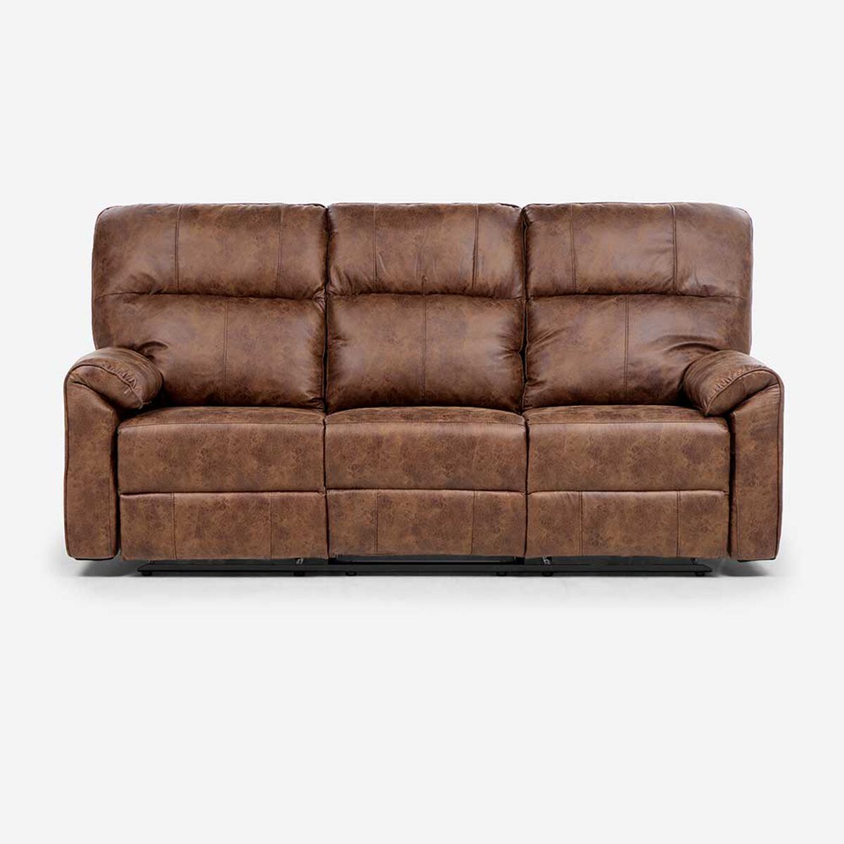 Sof&aacute; Reclinable Rosen Tolosa 3 Cuerpos Camel
